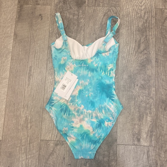 Johnny Was Calme One Piece Tank Swimsuit Multi Color NWT - Picture 6 of 8